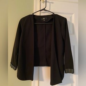Black Blazer, 3/4 length sleeve, XS